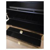 Bedroom set by Ello. Queen Bed, Armoire & Nightstand.