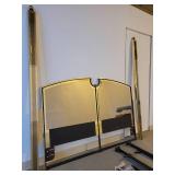 Bedroom set by Ello. Queen Bed, Armoire & Nightstand.