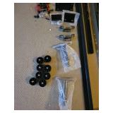 Bedroom set by Ello. Queen Bed, Armoire & Nightstand.