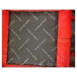 A set of 4 Red "Dumbo" Chairs by Miniforms.