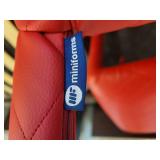 A set of 4 Red "Dumbo" Chairs by Miniforms.