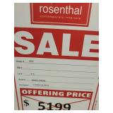 A White 3 door "Opera" Buffet by Caligaris.