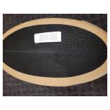 Ekornes Tan Leather Coffee Table/Ottoman