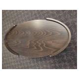 Ekornes Tan Leather Coffee Table/Ottoman