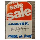 A Stylish Wood Grain Cocktail Table.