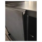 Black Office Storage Cabinet by BDI.