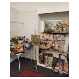 A lot of 26 Handmade Needlepoint Pillows, Fire Screen and Photo Album.