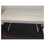 A BDI Furniture Office Desk in Modern White.