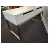 A BDI Furniture Office Desk in Modern White.