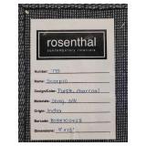 A  9" x 13" Silk Area Rug.