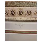 "Fool of Moon & Stars". signed Ltd Ed etching by Alice Villanueva.