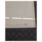 White Glass Top Calligaris Side Table.