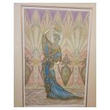 Lucien Krief Ltd Ed. Framed Serigraph 118/250.  Dancer.