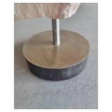 A Carved Marble Abstract Face Sculpture by Dwight Oglesby.