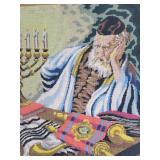 A lot of 3 Framed Handmade Needlepoint Works.