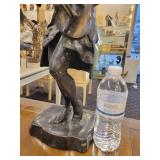 A  21" tall Bronze Statue of a Violin Player