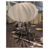 A large lot of lamps (as is) and shades (good condition).