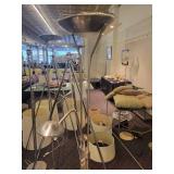 A large lot of lamps (as is) and shades (good condition).