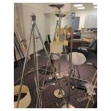 A large lot of lamps (as is) and shades (good condition).