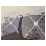 A pair of Calligaris Ice Chairs.