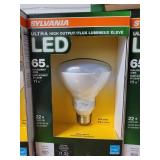 A group of 65 new Sylvania LED BULBS.