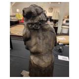 A Bronze Statue of of Ebenezer Scrooge: Candle Holder.