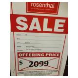 A pair of 2 Drawer Modern Nightstands.