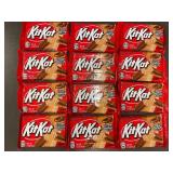 W - Lot of 12 Kit Kat Chocolate Frosted Donut 1.5 oz Bars - BB 08/2025