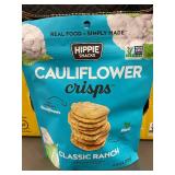 Hippie Snacks Cauliflower Crisps Classic Ranch 8-Pack - 2.5 oz Bags