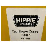 Hippie Snacks Cauliflower Crisps Classic Ranch 8-Pack - 2.5 oz Bags