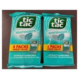 GA 4 - Tic Tac Wintergreen Mints 2 Packs, 4 Packs Each