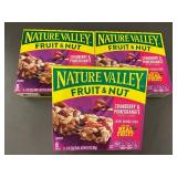 TX 4 - Nature Valley Fruit and Nut Cranberry Pomegranate Bars, 3 Boxes (18 Bars)