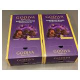 C 3 - Godiva Chocolate Domes Double Chocolate, 3pc x 12pk, Best by Apr 2024, 2 Cases