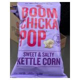 TX 5 - Boom Chicka Pop Sweet & Salty Kettle Corn, 6 Bags, 2.25oz Each, Best By 7/4/25