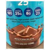 NH 4 - 2x GNC Lean Shake 25 Rich Chocolate - 22oz Each, 12 Servings