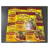 VA 2 - Old El Paso Tostada Shells Bulk Lot - 12 Count/Box, 6 Boxes, Exp 09/2025