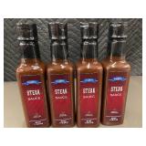 Pampa Steak Sauce 11 oz Bottles (Lot of 4, Unopened, Best By 10/2024)