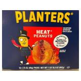 Planters Heat Peanuts 18-Pack 1.75 oz Bags Factory Sealed (Best By 12NOV2025)