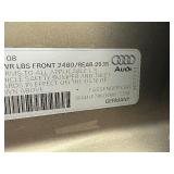 2009 AUDI A4 2.0T QUATTRO PREMIUM *All Wheel Drive | Prior Certified Pre-Owned* (NO RESERVE)