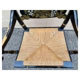 Pair of L. Hitchcock Cane/Rush Seat Chairs