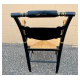 Pair of L. Hitchcock Cane/Rush Seat Chairs