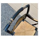 Pair of L. Hitchcock Cane/Rush Seat Chairs