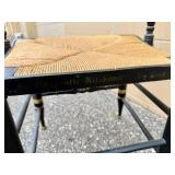 Pair of L. Hitchcock Cane/Rush Seat Chairs