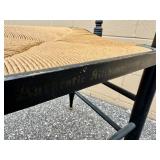 Pair of L. Hitchcock Cane/Rush Seat Chairs