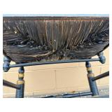 Pair of L. Hitchcock Cane/Rush Seat Chairs