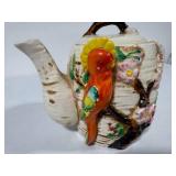 Vintage Occupied Japan Parrot Teapot