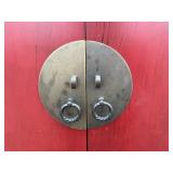 Asian Style Red Jewelry Cabinet