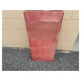 Asian Style Red Jewelry Cabinet