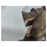 Two Wood Carved Asian Themed Corbels