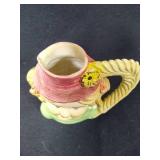 Vintage Girl Head Vase / Planter